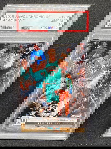 2019 Panini Chronicles Panini Ja Morant PSA 10