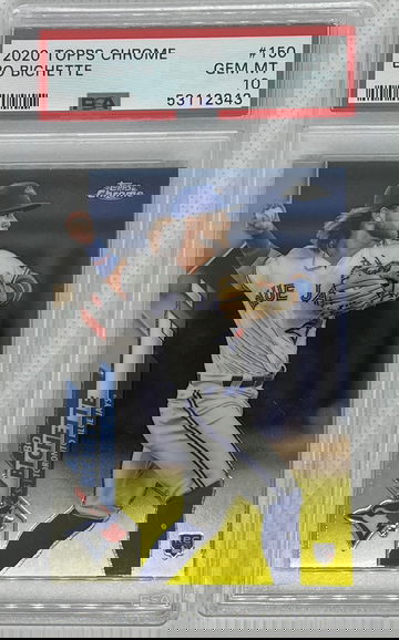 2020 Topps Chrome Bo Bichette PSA 10