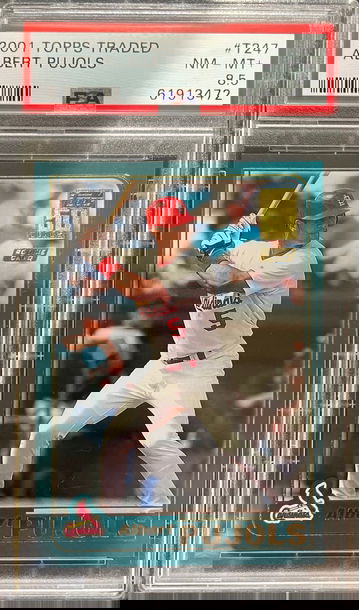 2001 Topps Traded #T247 Albert Pujols PSA 8.5 RC Rookie HOF 1B MVP St Louis Cardinals