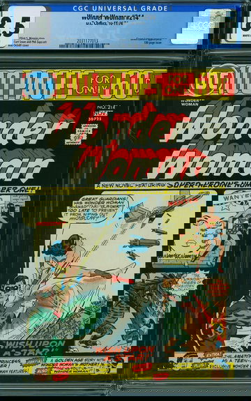 WONDER WOMAN #214, CGC 8.5 VF+