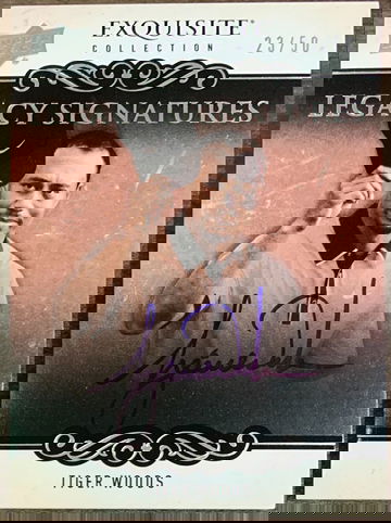 2013 Upper Deck Exquisite Collection Tiger Woods Legacy Collection