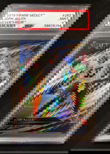2019 Panini Select - Josh Allen - Field Level Silver Prizm PSA 9 Mint