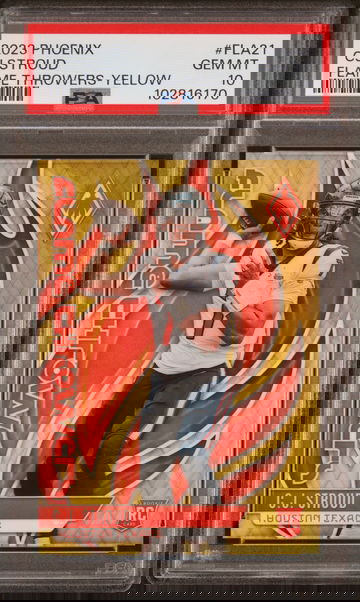 2023 Phoenix CJ Stroud Flame Thrower Yellow. 