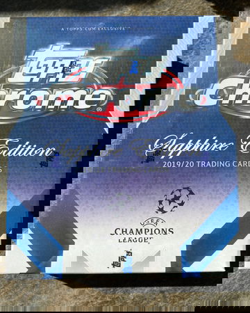 UEFA Topps Chrome Sapphire Edition 2019-20 Box