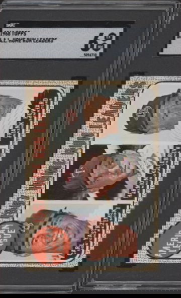 1968 Topps Home Run Leaders SGC 6