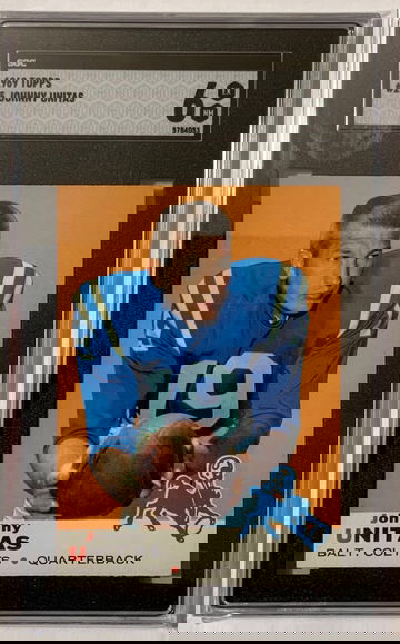 1969 Topps Johnny Unitas SGC 6