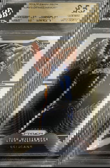 2019 Prizm Zion Williamson BGS 9.5 