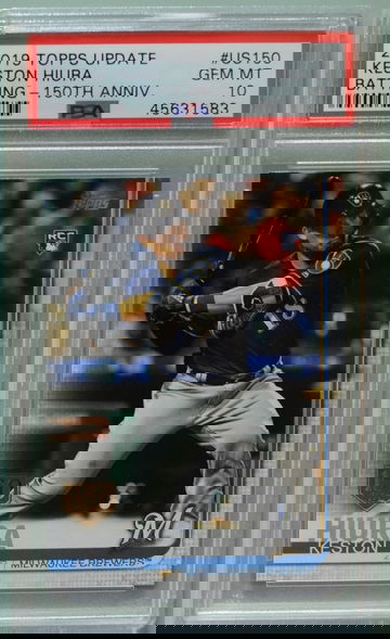 2019 Topps Update 150th Anniversary Keston Hiura PSA 10