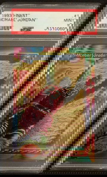 1993 Topps Finest Michael Jordan #1 PSA 9 Mint