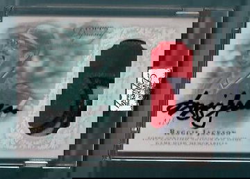 REGGIE JACKSON 2015 TOPPS DYNASTY GAME USED 3 COLOR PATCH AUTOGRAPH AUTO /5