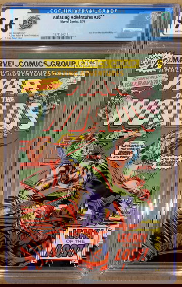 Amazing Adventures #36 CGC 9.6 WHITE PAGES Oregon Coast War of Worlds NM+