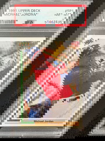 1991 Upper Deck #SP1 Michael Jordan PSA 8