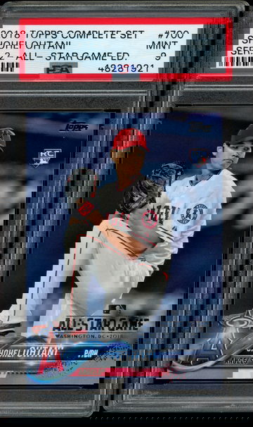 2018 Topps Complete All-Star Edition #700  Shohei Ohtani PSA 9 Mint