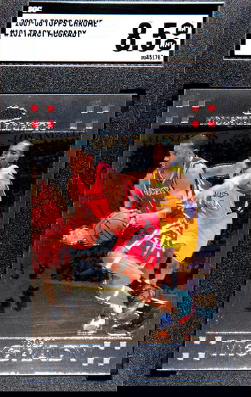 Tracy McGrady w/ Kobe Bryant 2007 Topps Chrome #101 SGC 8.5