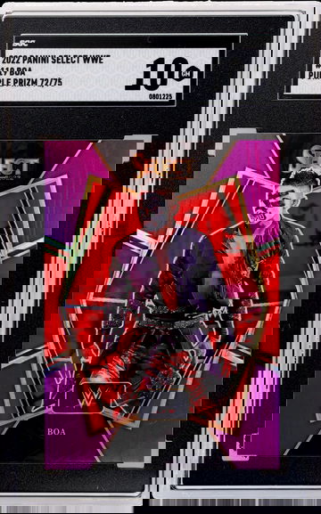 2022 Panini Select WWE Purple Prizm Boa #119 Premier Level /75 SGC 10