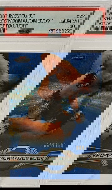 2013 Khabib Nurmagomedov Blue Refractor /188