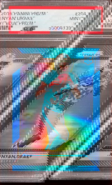 2016 Panini Prizm Light Blue Prizm Kenyan Drake - Dolphins / Ravens