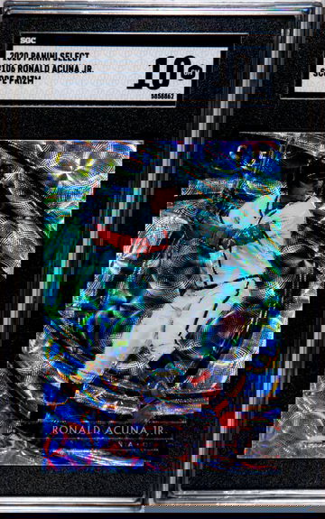 2020 Select Premier Level Scope Prizm #106 Ronald Acuna Jr. SGC 10 GEM MT