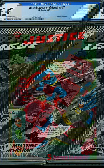 JUSTICE LEAGUE OF AMERICA #52, CGC 6.5 FN+