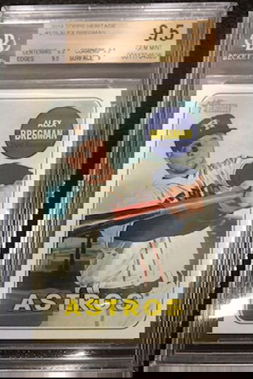 2018 Topps Heritage Alex Bregman #119 BGS 9.5