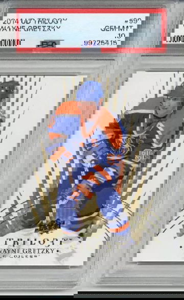 2014 UPPER DECK TRILOGY #99 WAYNE GRETZKY CARD OILERS PSA 10 LOW POP