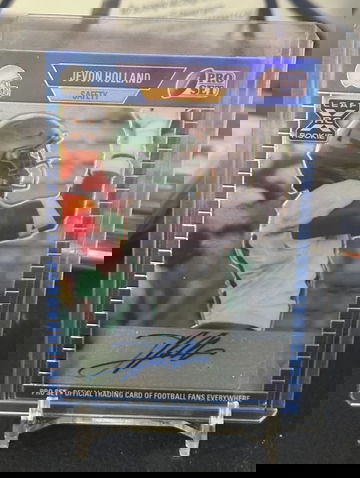 2021/Leaf Pro Set/Jevon Holland XRC/Blue Platinum-#PA-JH2/Autographed/SSP -63/75 