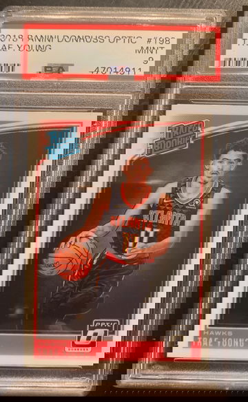 2018 Donruss Optic Trae Young PSA 9