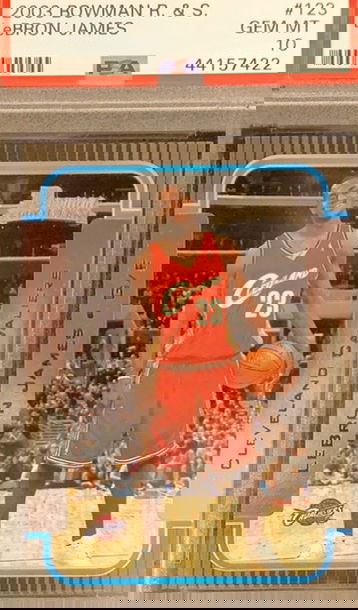 2003 Bowman R&S LeBron James PSA 10 RC rookie