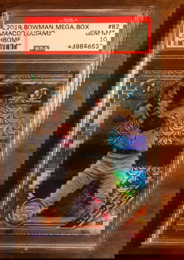Marco Luciano 2019 Bowman Chrome Mega PSA 10