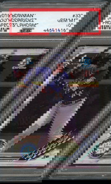 2019 BOWMAN CHROME JULIO RODRIGUEZ PSA 10