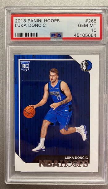 LUKA DONCIC 2018 HOOPS ROOKIE PSA 10 GEM MINT 