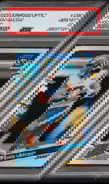 2023 DONRUSS OPTIC PUKA NACUA #238 RATED ROOKIE HOLO PRIZM PSA 10