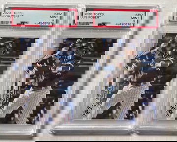 Lot of 2 Luis Robert rookie psa 9 