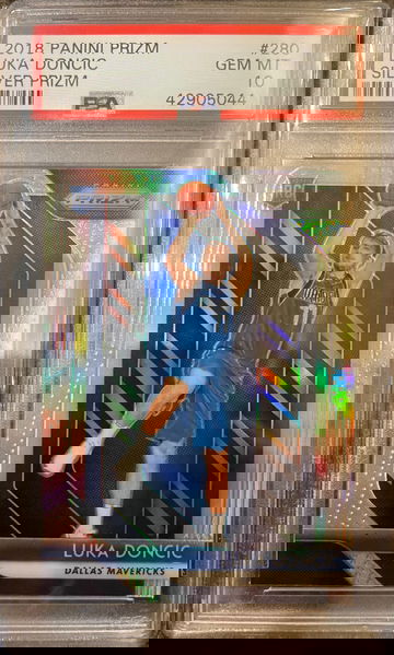 2018 Panini Prizm #280 Luka Doncic Silver Prizm Psa 10