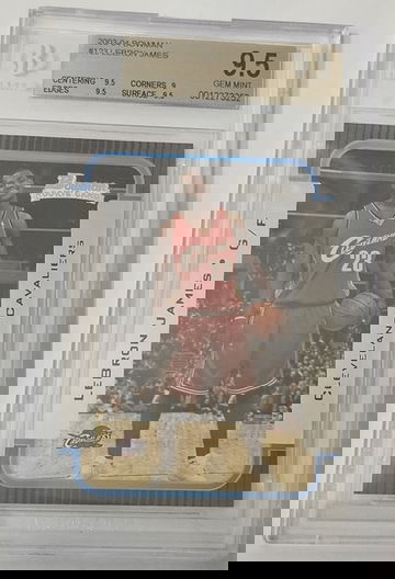 2003-04 Bowman LeBron James BGS 9.5 RC Rookie Card #123 Gem Mint