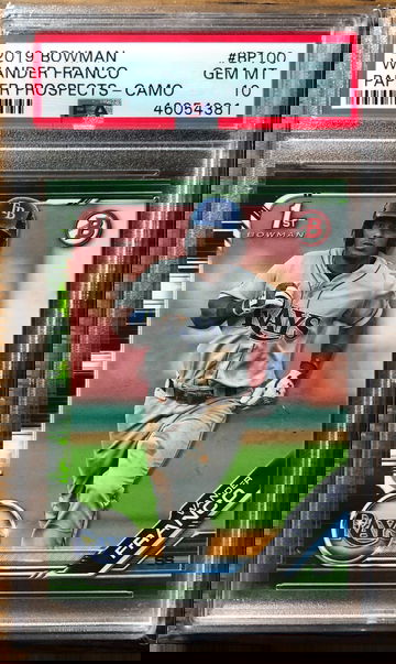 2019 Bowman Wander Franco Paper Prospects Camo PSA 10