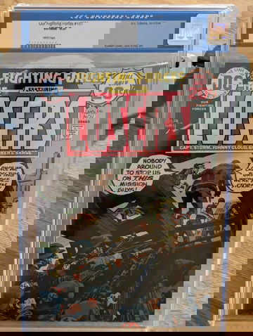 1974 DC Our Fighting Forces Comic Book #151 Graded by CGC as 9.0