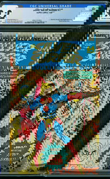 SILVER SURFER ANNUAL #1, CGC 9.2 NM-