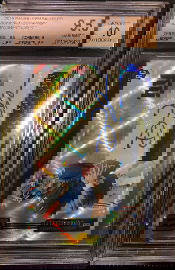 Unparalleled Daniel Jones Rookie Auto BGS 9.5