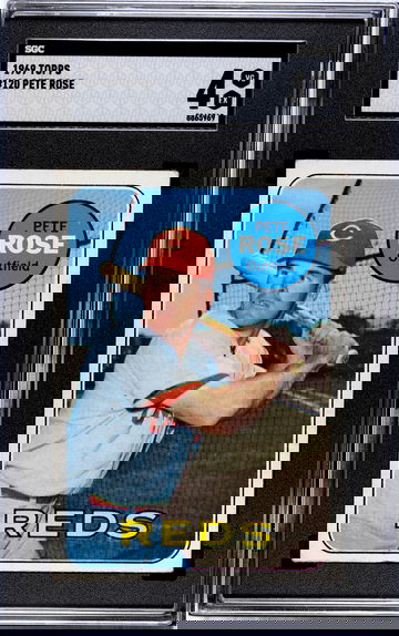 1969 Topps #120 Pete Rose SGC 4