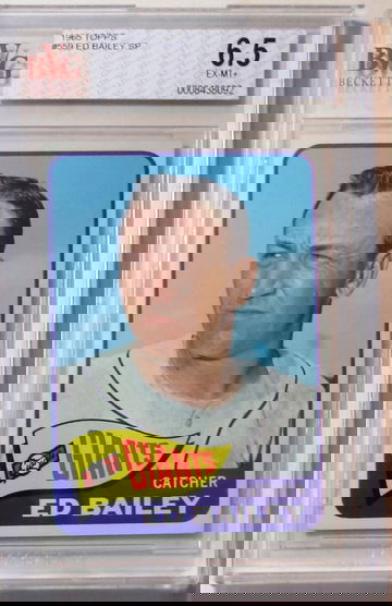 1965 Topps #559 Ed Bailey SP BVG 6.5 EX-MT +