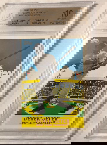 2007 TOPPS #FF2 DEREK JETER PRISTINE 10