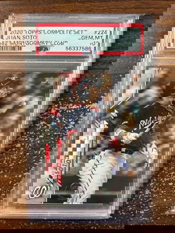 2020 Topps Complete Set 224 Juan Soto 582 Montgomery Club PSA 10