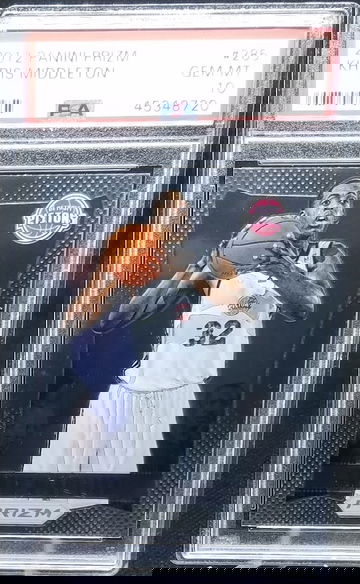 Khris Middleton 2012 Panini Prizm RC Rookie # 285 Graded PSA Gem Mint 10