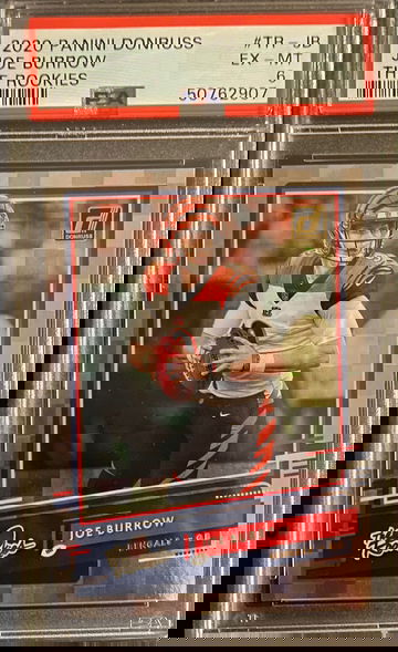 2020 Donruss the Rookies Joe Burrow PSA 6