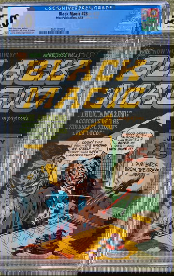 Black Magic #23 (1953) CGC 5.0 -- Jack Kirby cover and art; Prize Publications