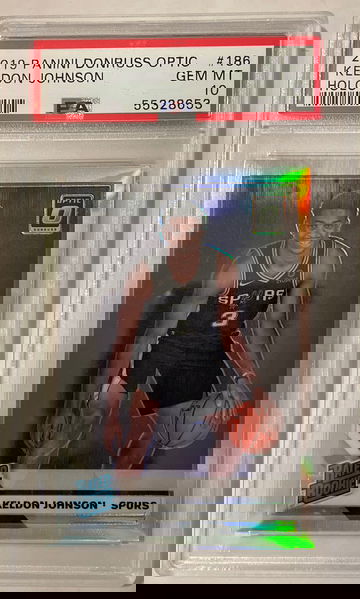 2019 Keldon Johnson Donruss Optic Holo PSA 10