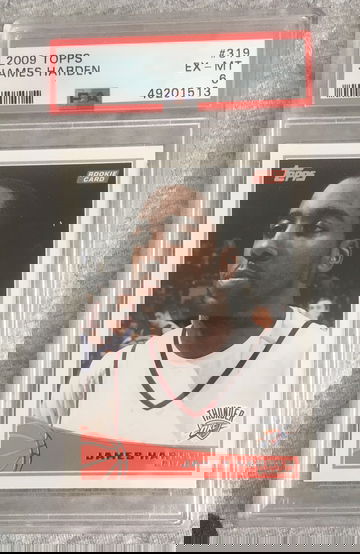 2009 Topps James Harden PSA 6 Ex-MT #319