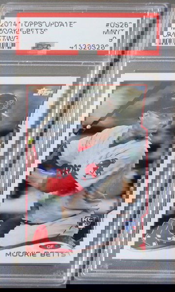 Mookie Betts RC 2014 Topps Update US26 PSA 9