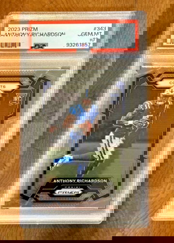 2023 Prizm #343 Anthony Richardson Rookie PSA 10 Gem Mint